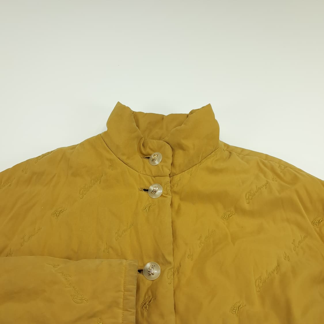 CN652 M 버버리 일본판 골든 퀄팅 자켓 코트 상품이미지3