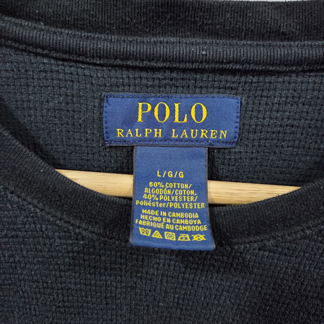 폴로랄프로렌 와플 롱슬리브 L  상품이미지3