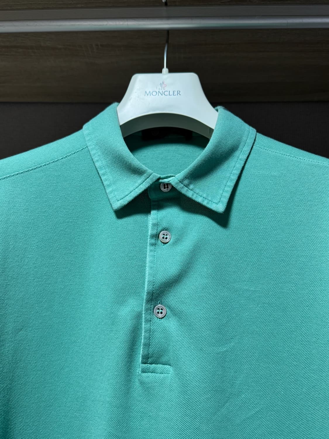 로로피아나 코튼 반팔 카라티셔츠 민트 L 상품이미지2