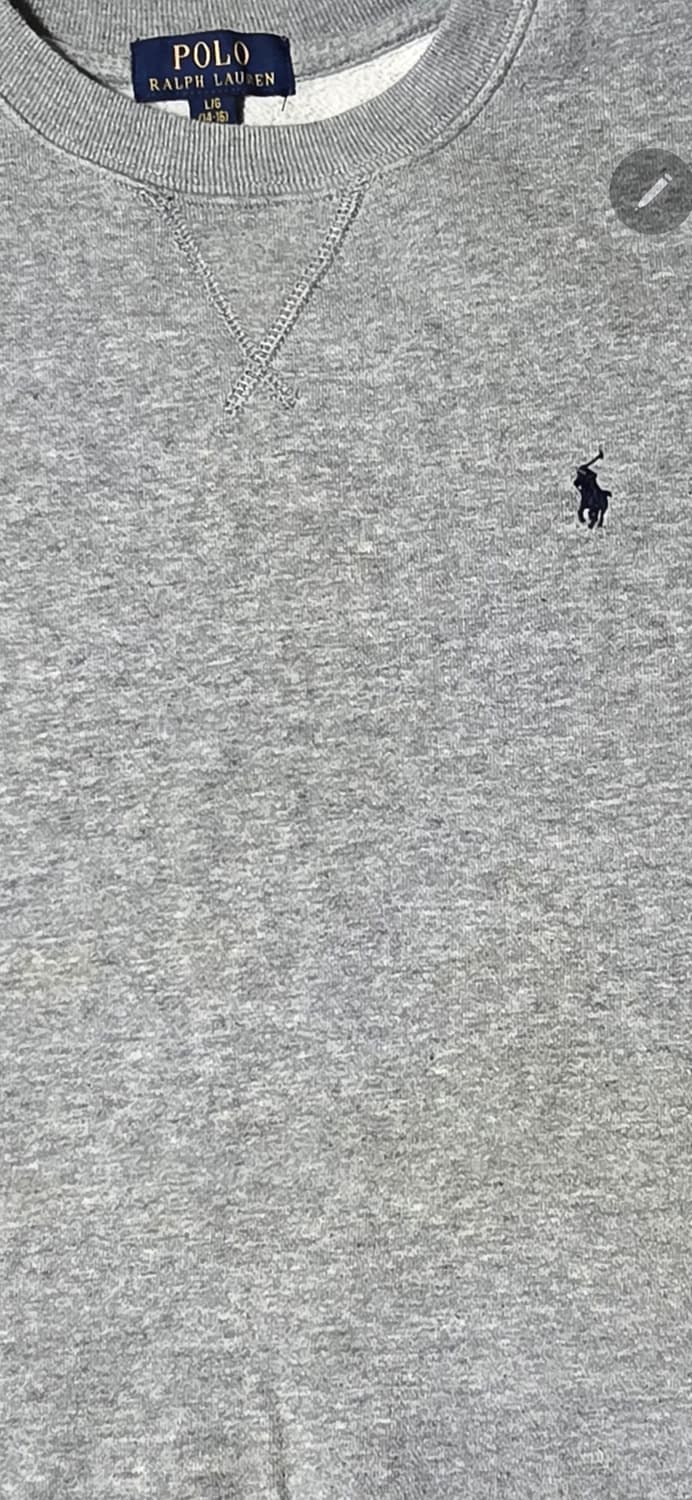 폴로 랄프로렌 그레이 맨투맨 L/G 상품이미지5