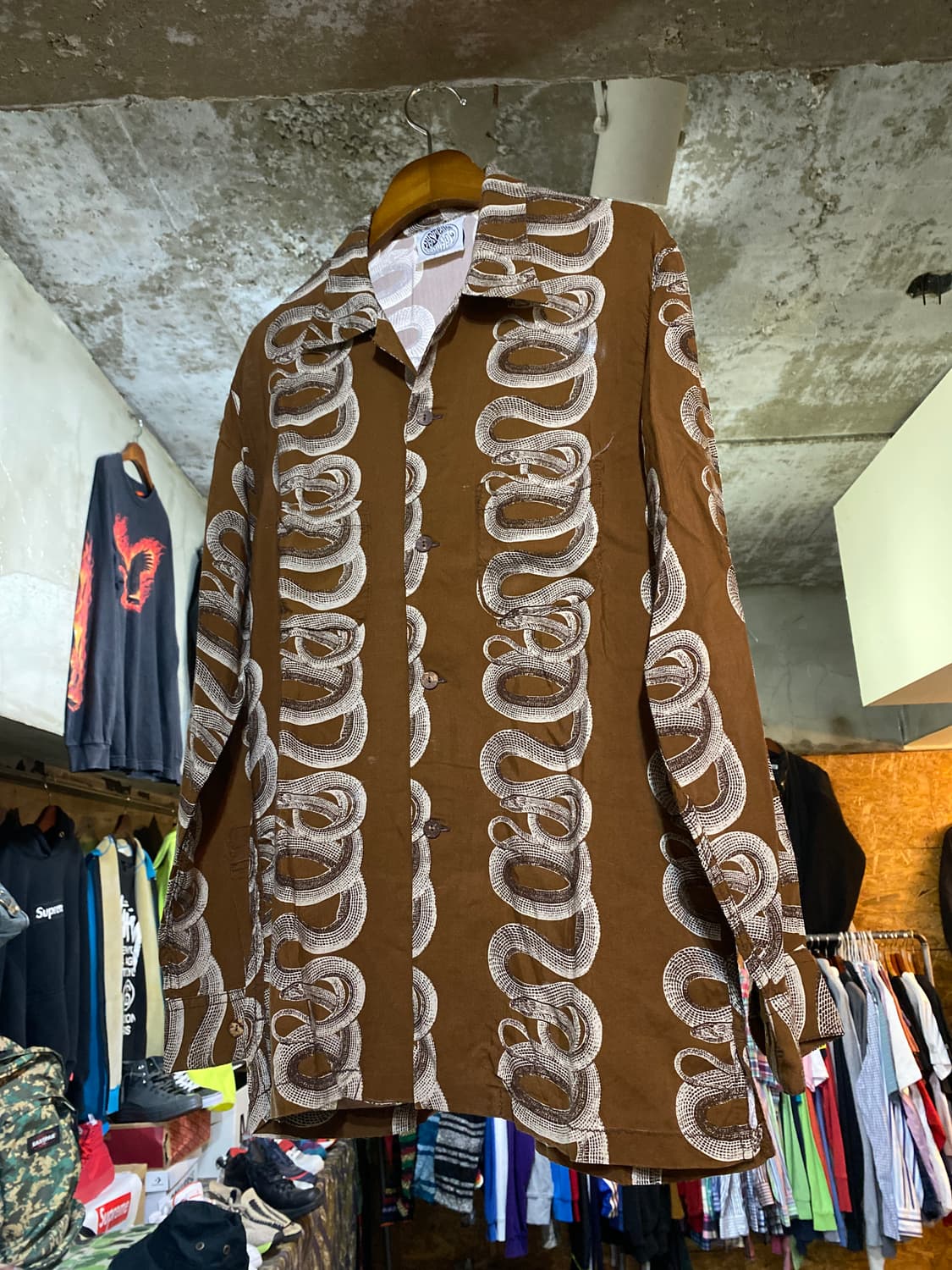 HYSTERIC GLAMOUR 히스테릭 스네이크 셔츠 상품이미지2