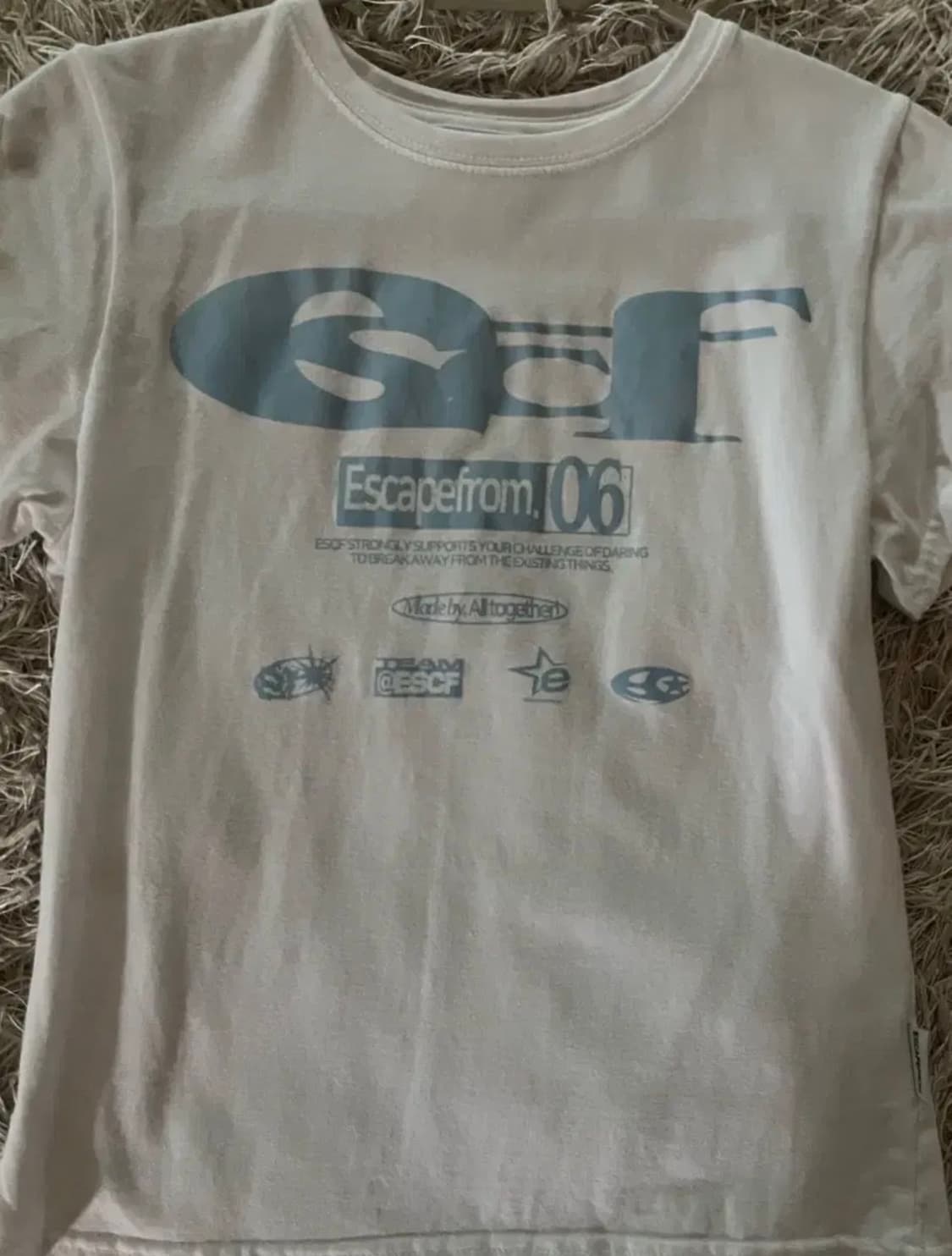 이스케이프프롬 escf 반팔 티셔츠 화이트 상품이미지2