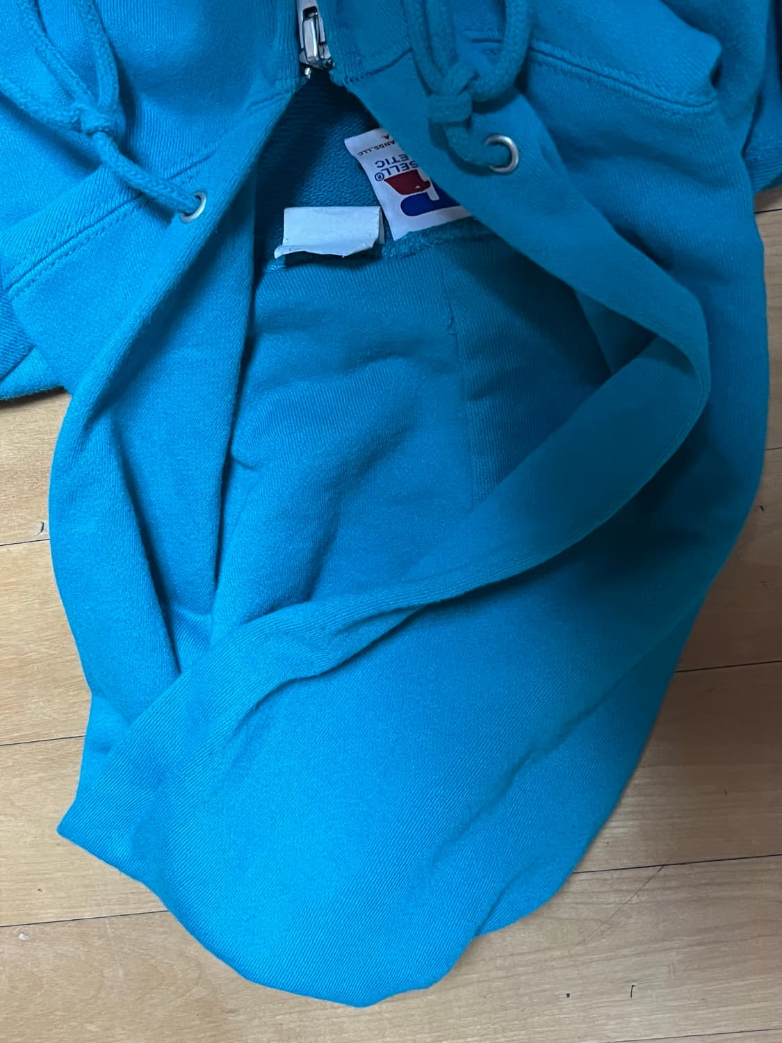 러셀 후드집업 청록색 (s) 상품이미지4