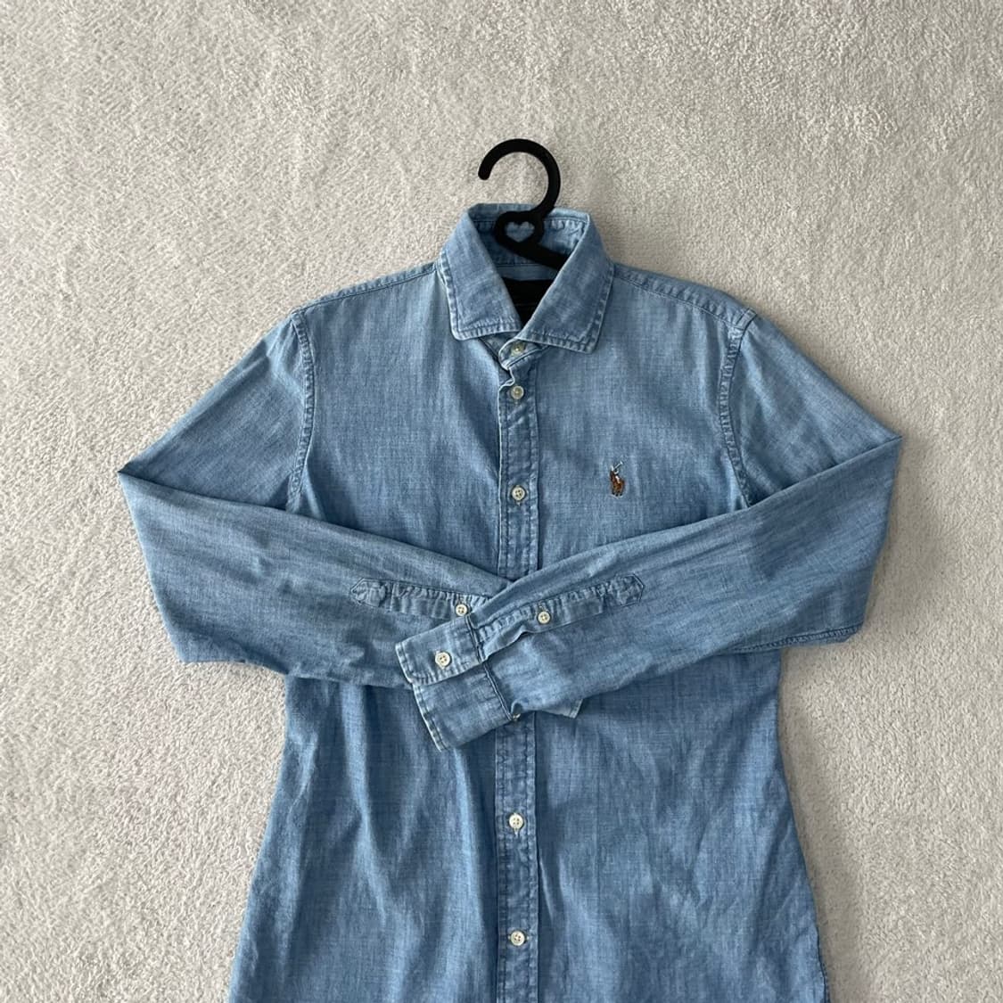 4 폴로 여성 샴브레이 데님 셔츠 상품이미지2