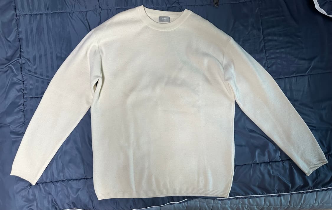 쿠어 캐시미어 니트 아이보리 S사이즈 상품이미지1