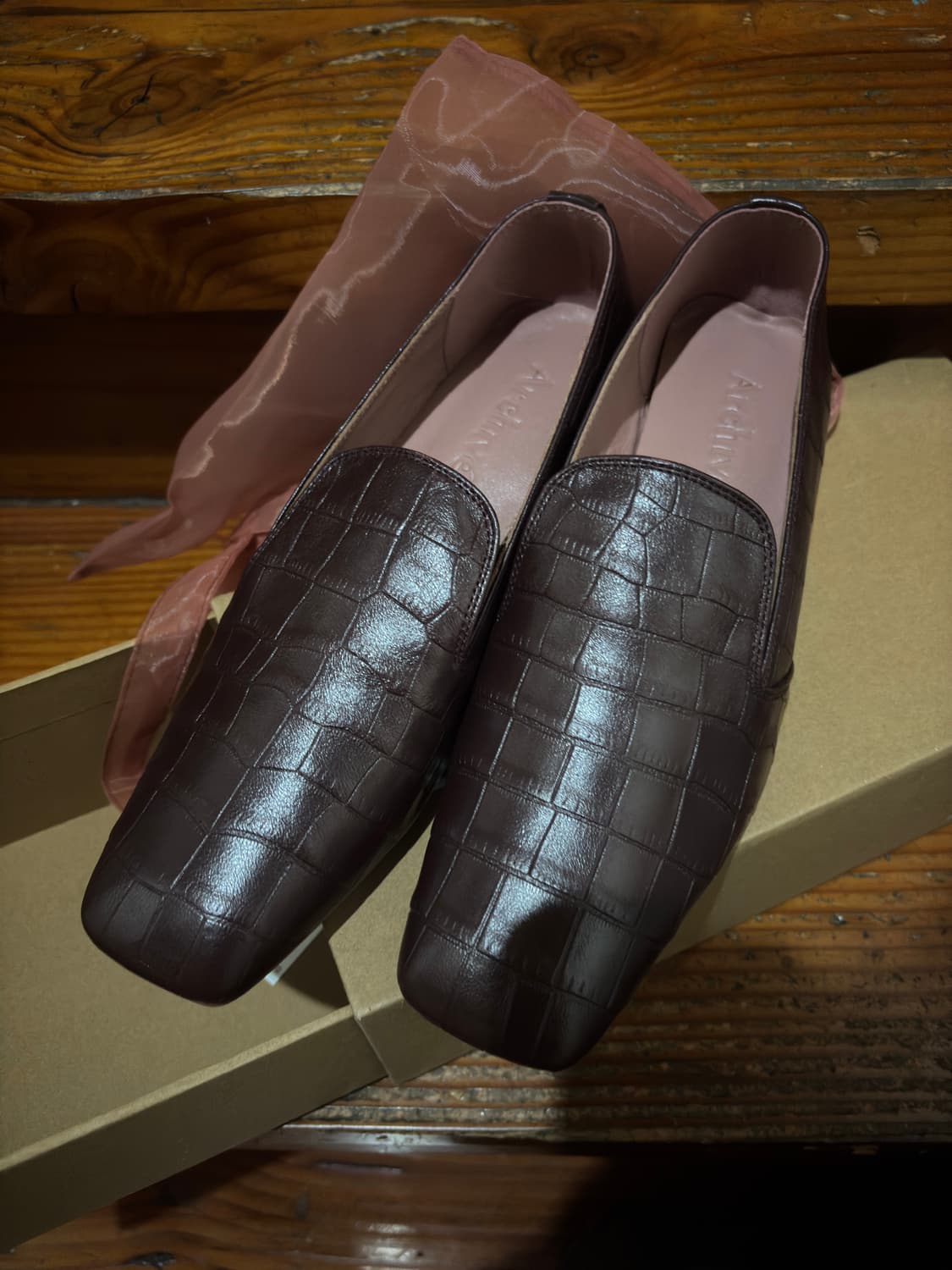 새상품) 아카이브앱크 eternal square pumps(Crocodi 상품이미지2