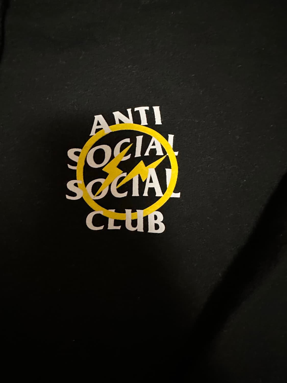 안티소셜소셜클럽 X 프라그먼트 콜라보 볼트 후드 L사이즈  상품이미지5