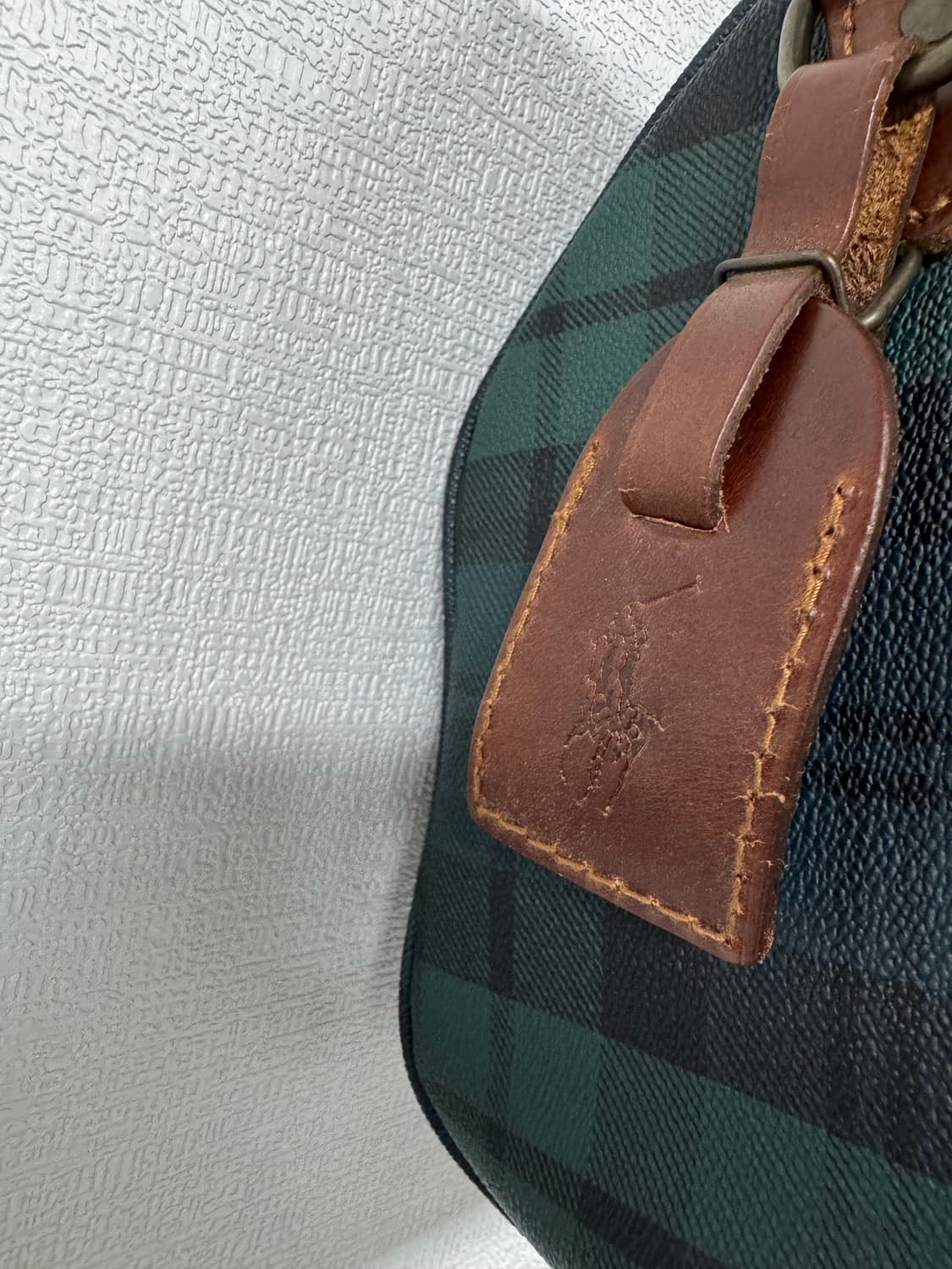 폴로 랄프로렌 체크 토트백 상품이미지3