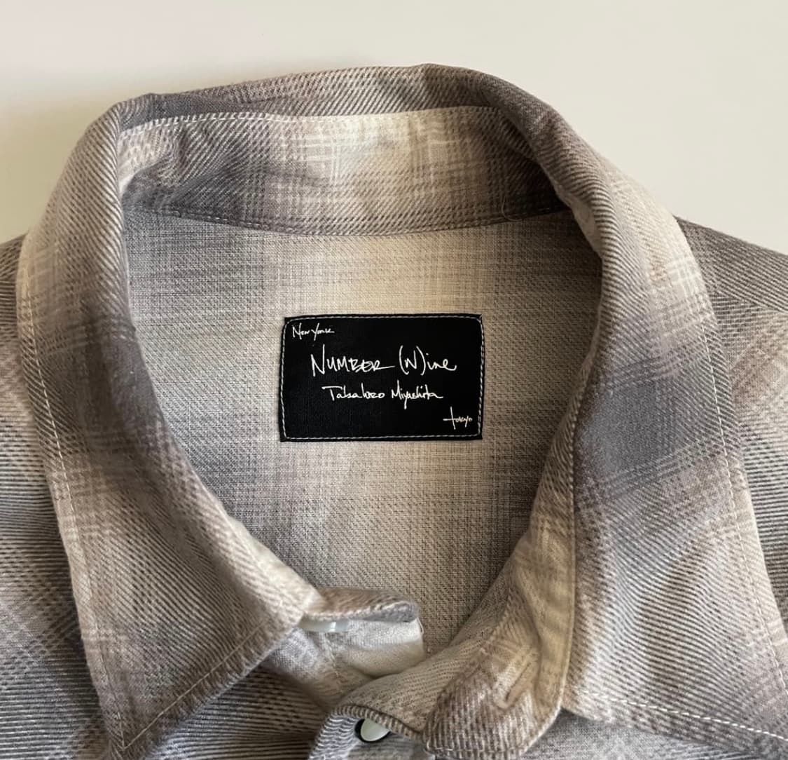 (네고가능)2007 넘버나인 셔츠 Number (N)ine shirt 상품이미지2