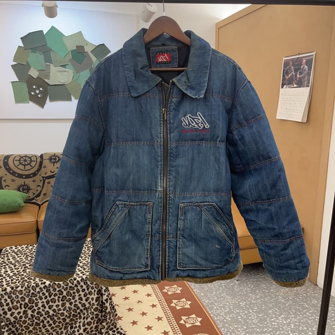 마자플라바 올드스쿨 레트로 덕다운 빈티지 패딩 자켓 105 C08934 상품이미지3