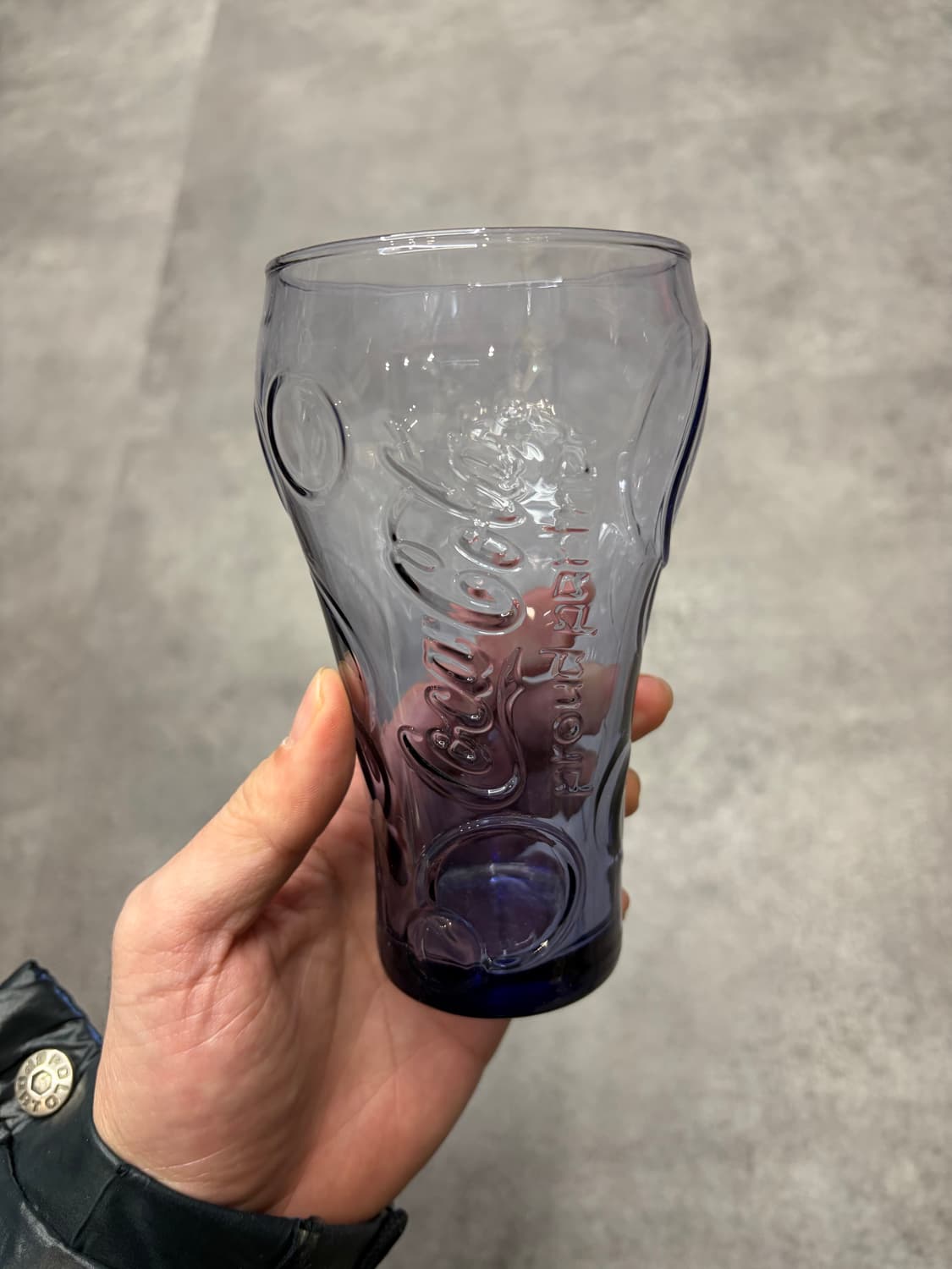 코카콜라 런던 2012 올림픽 기념 유리컵 보라색 상품이미지4