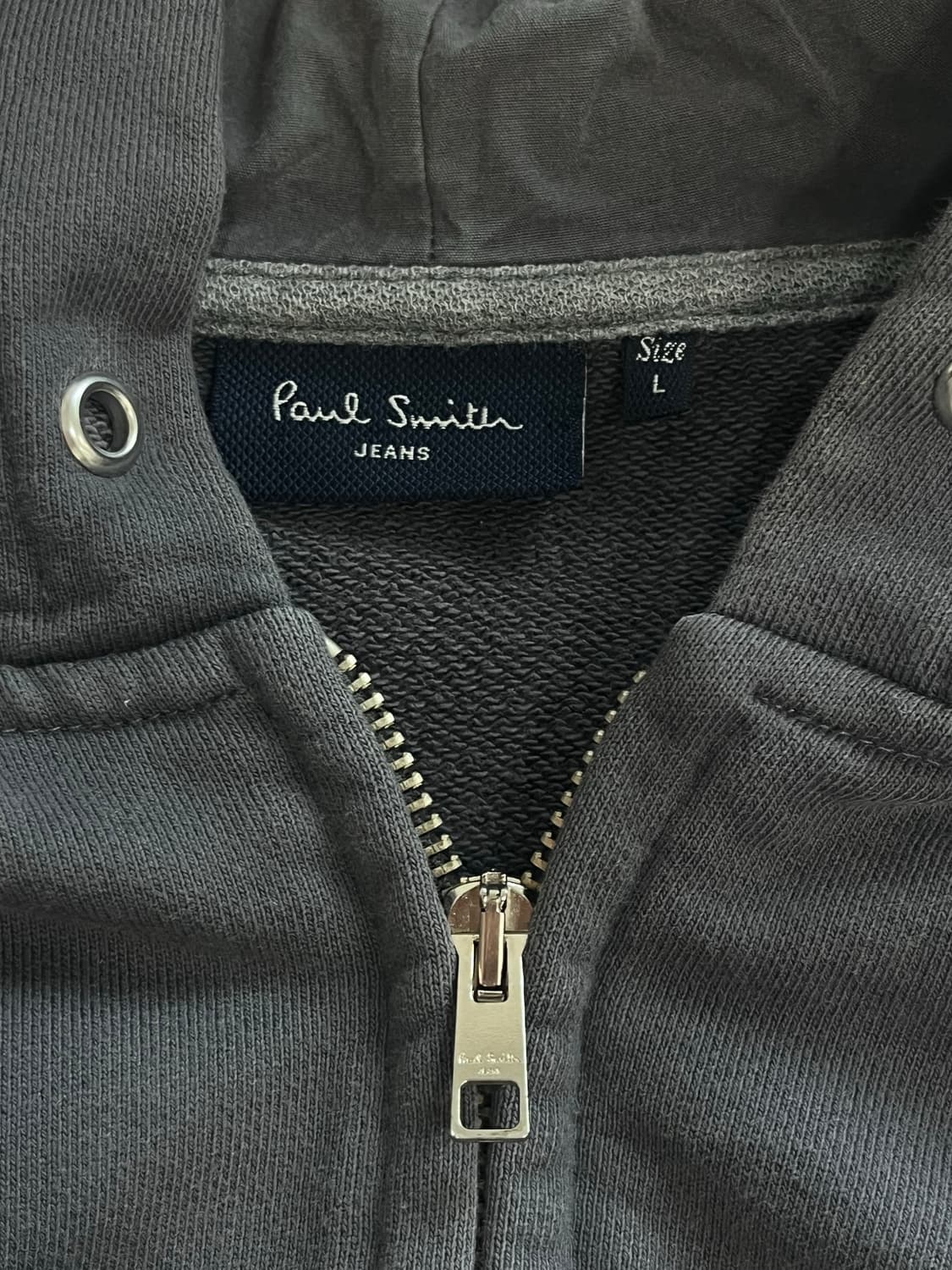 폴스미스 그레이 자수로고 후드집업 M 상품이미지6