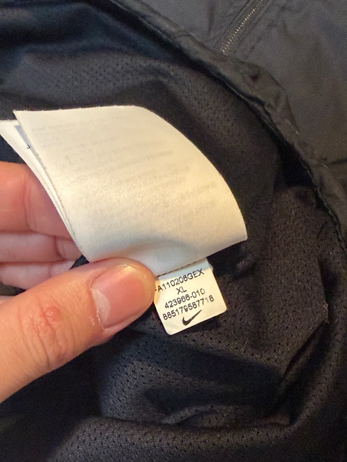 나이키 11-12 맨유 스톰핏 패커블 바람막이 블랙 상품이미지8