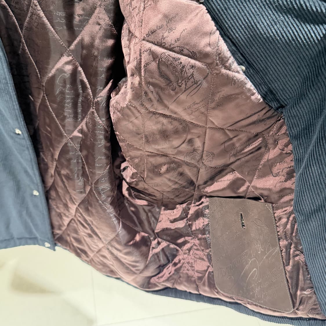 (A+/48) / 벨루티 코듀로이 코치자켓 상품이미지7