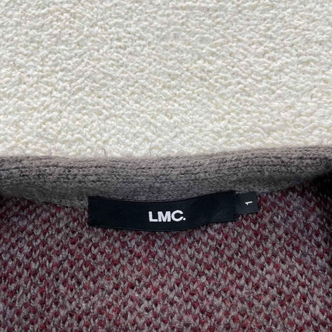 1 엘엠씨 아가일 니트 가디건 0312M1 상품이미지2