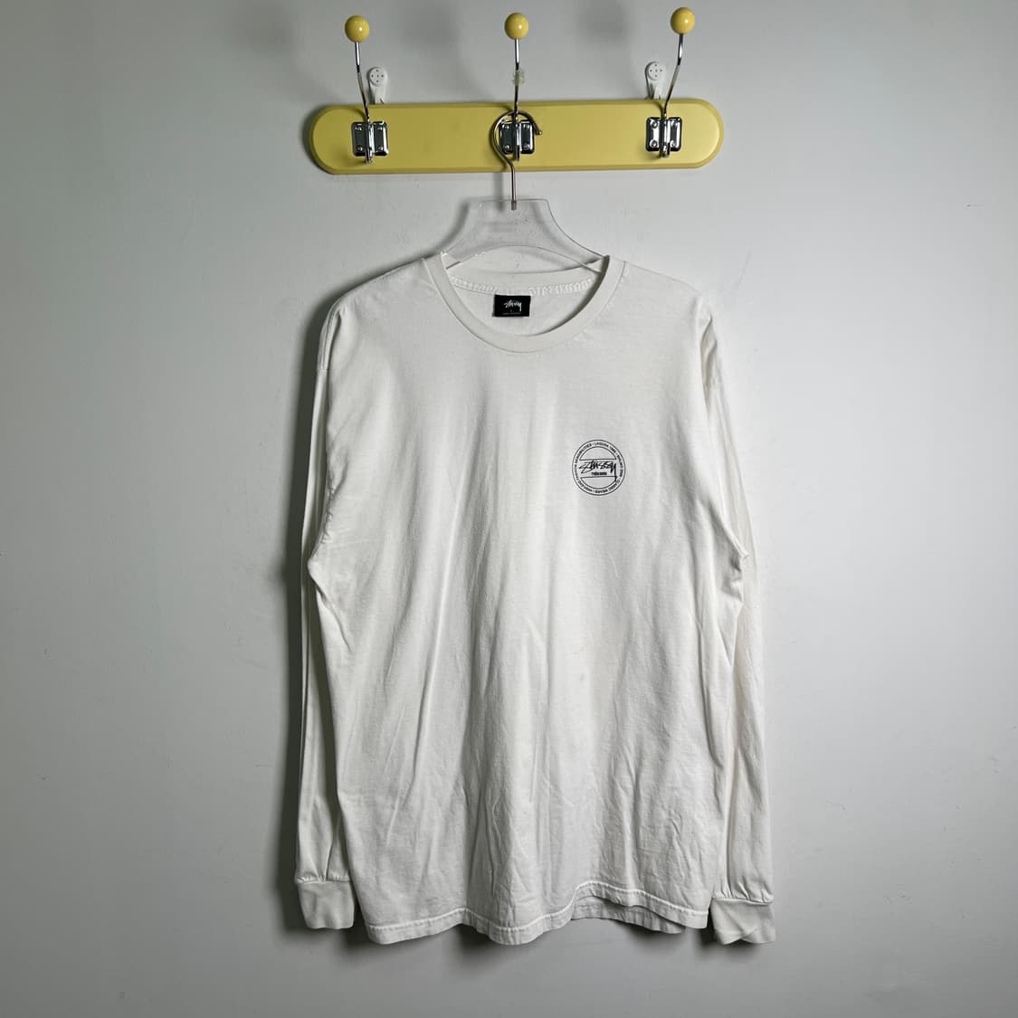 Stussy 스투시 화이트 롱슬리브 L 상품이미지1