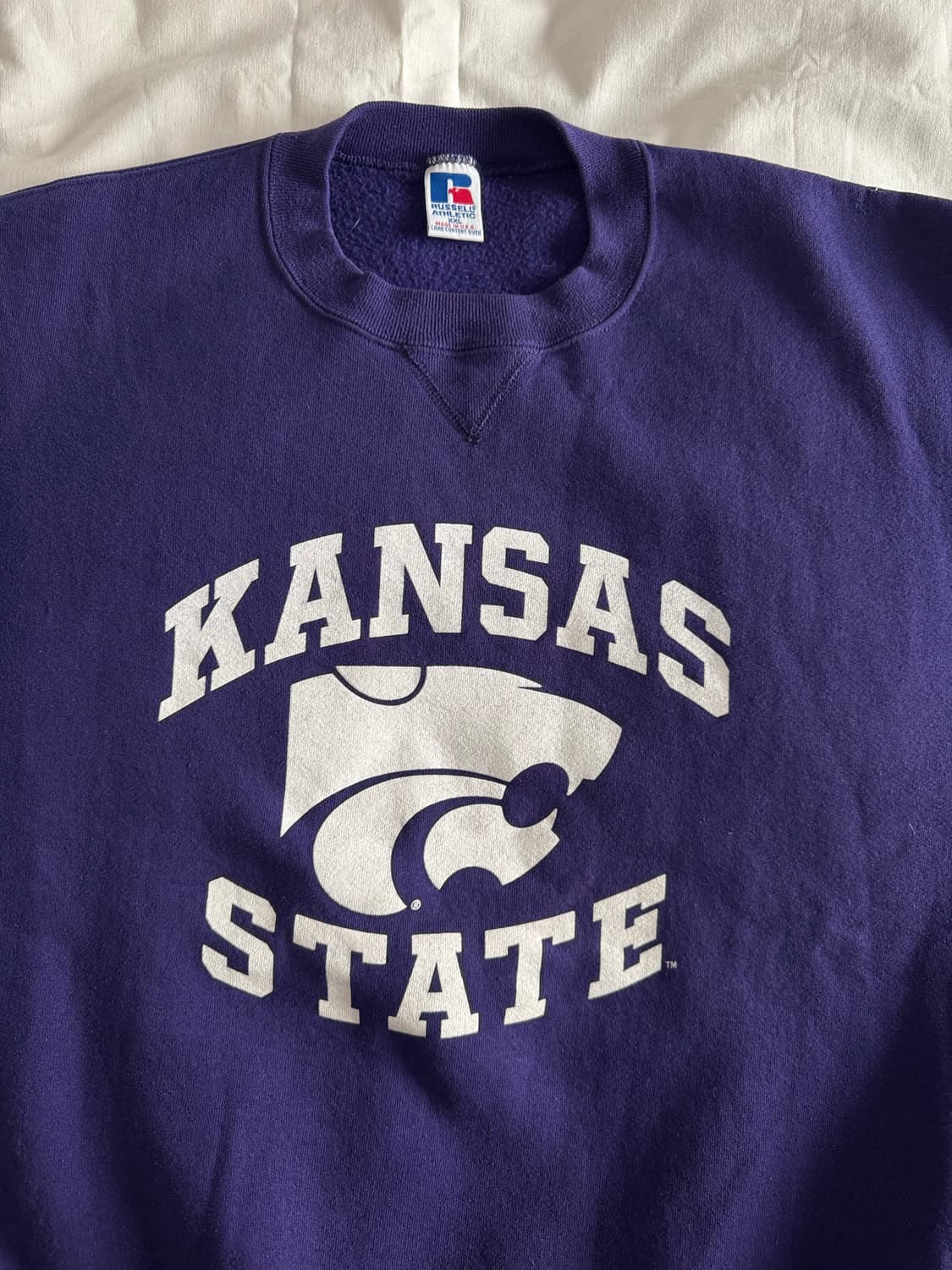 [XXL] USA 90s 러셀 애슬레틱 맨투맨 스웻셔츠 퍼플 상품이미지2