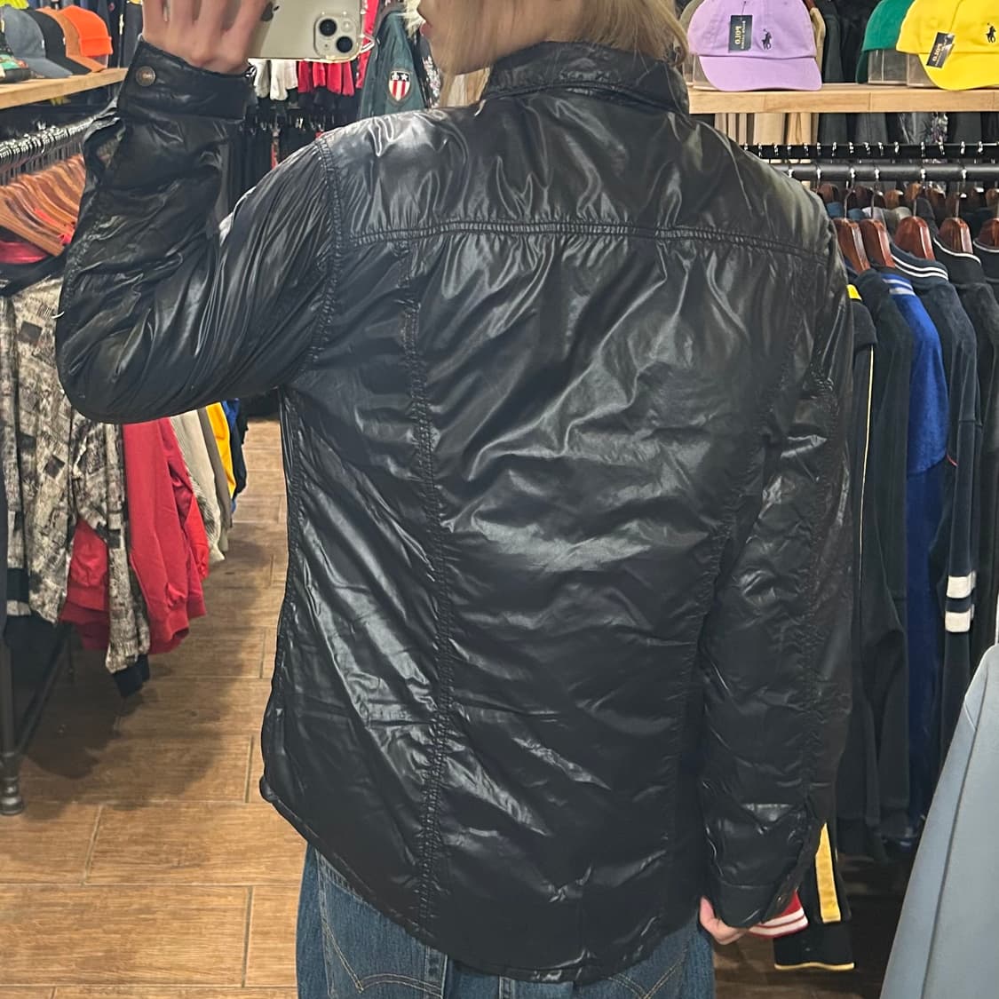 [HI] 리바이스 숏 패딩 블랙 상품이미지5