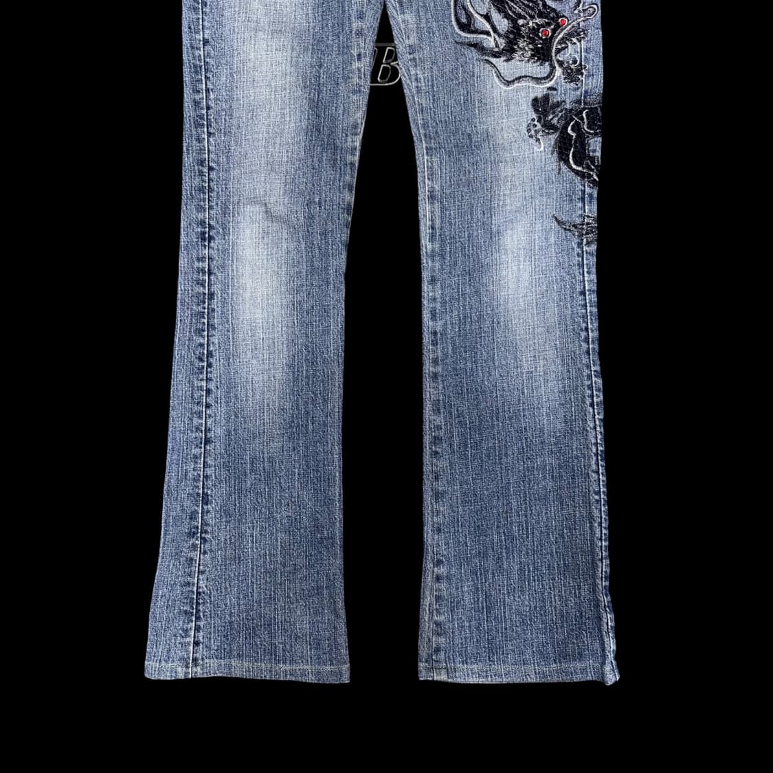 Dragon Embroidered Vintage Denim  상품이미지5