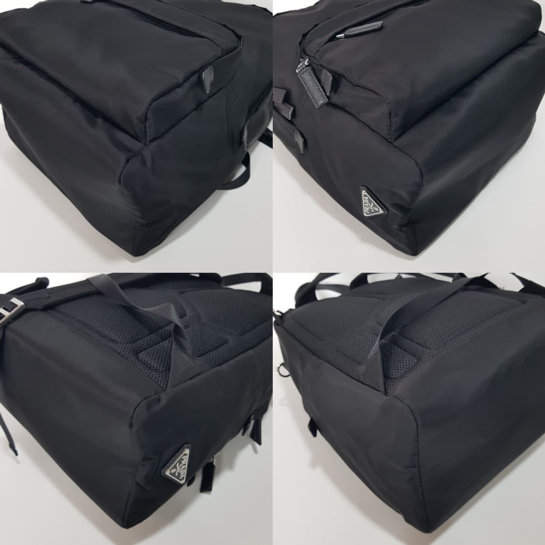 프라다 나일론 블랙 삼각로고 백팩 2VZ066 상품이미지7