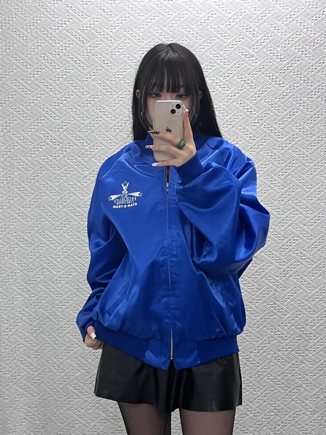 킹 루이 USA 데비 올드스쿨 레트로 펑크 바시티 자켓 XL C10355 상품이미지2