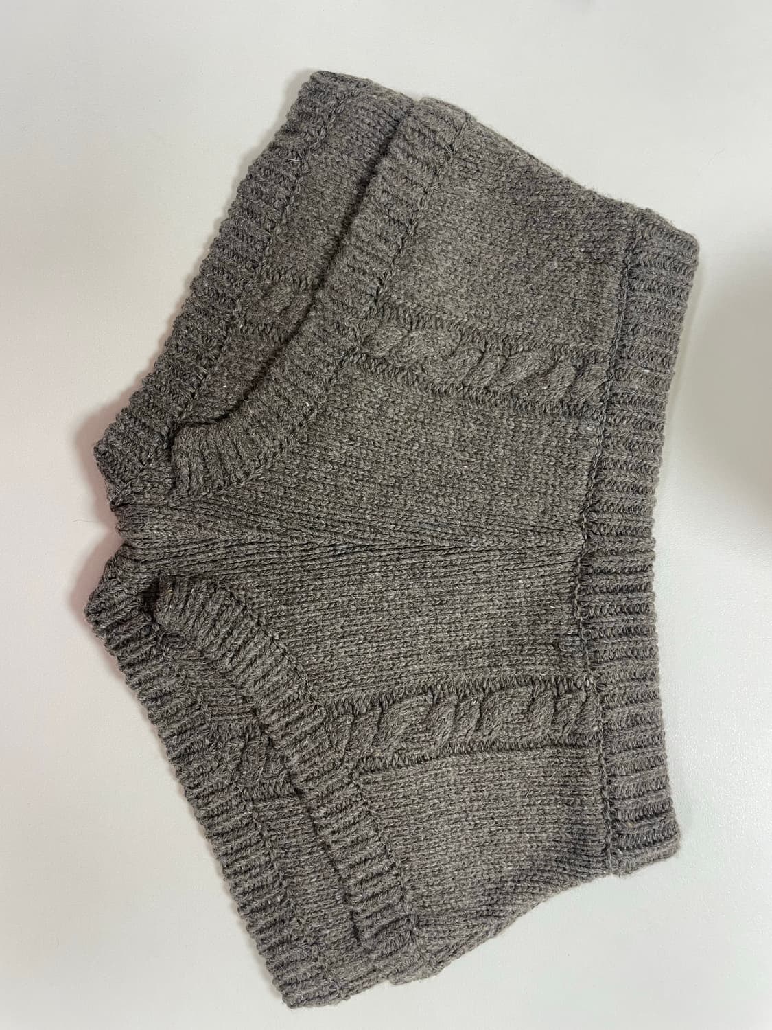 울리카상투스 니트쇼츠 브라운 상품이미지3