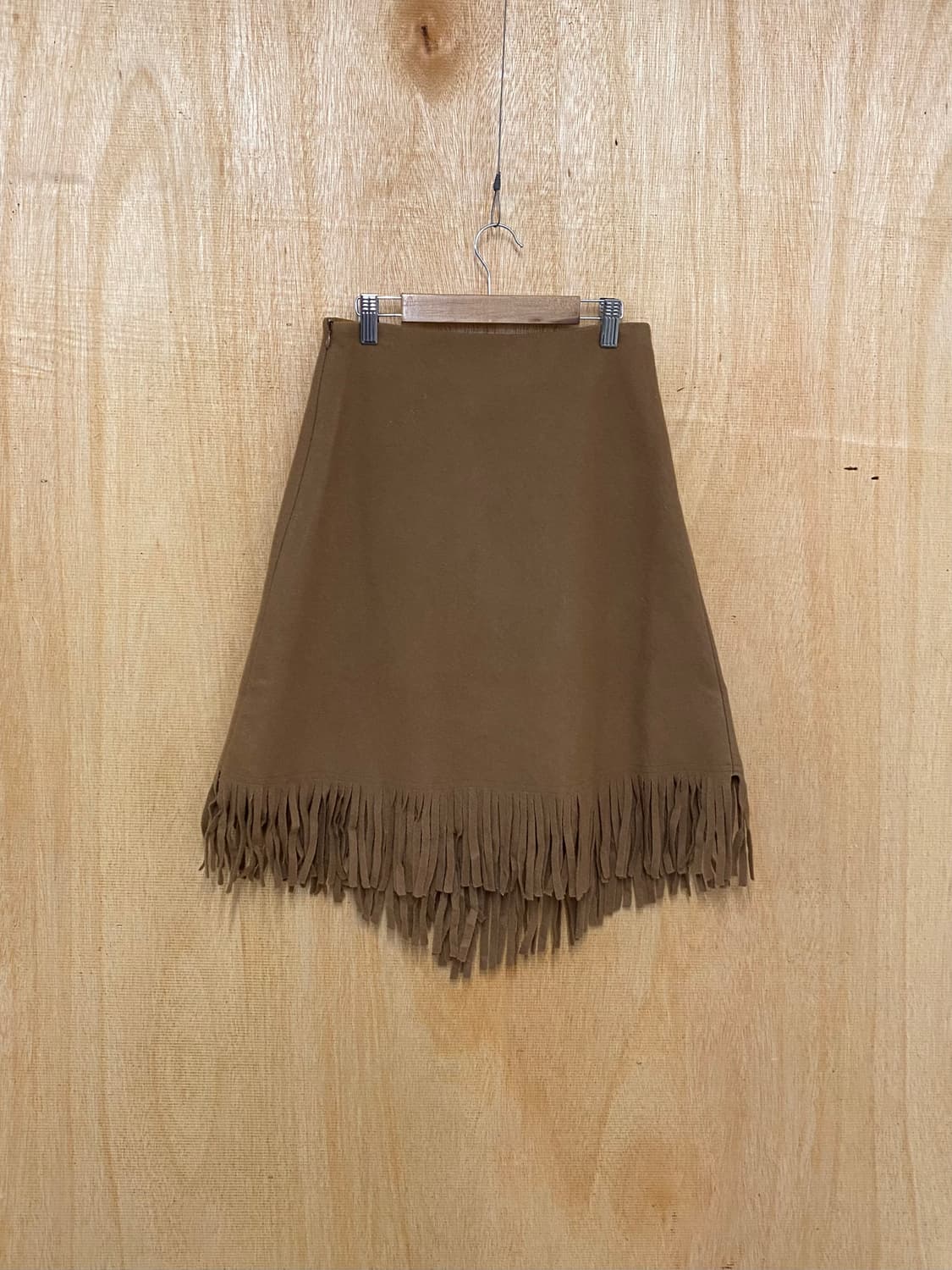 RAY BEAMS fringe wool skirt 프린지 울 랩 스커트 상품이미지2