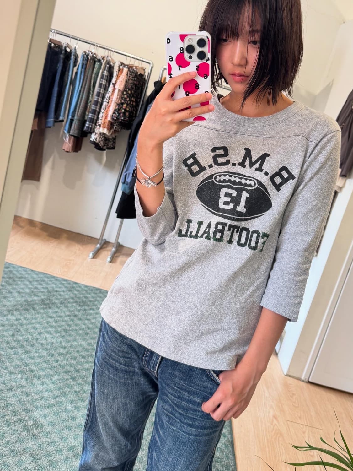 Beams boy football T-shirt 상품이미지5