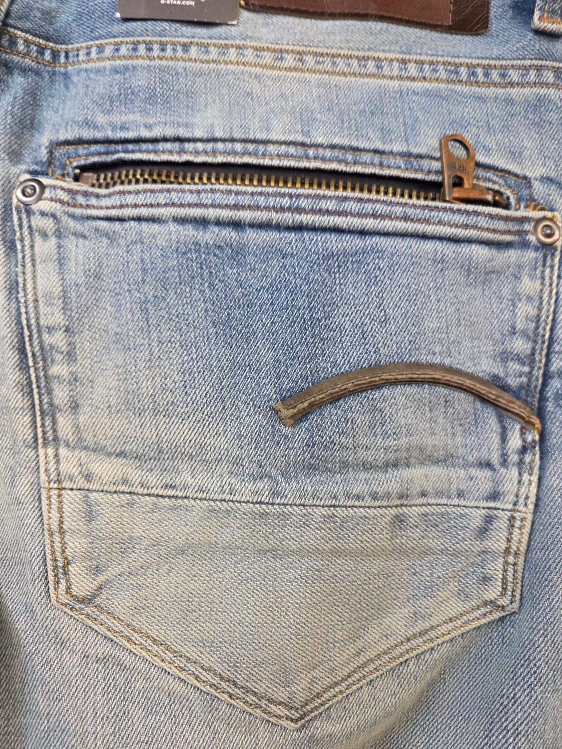 G-Star RAW 워싱 데님 청바지(W33/L32) 상품이미지6