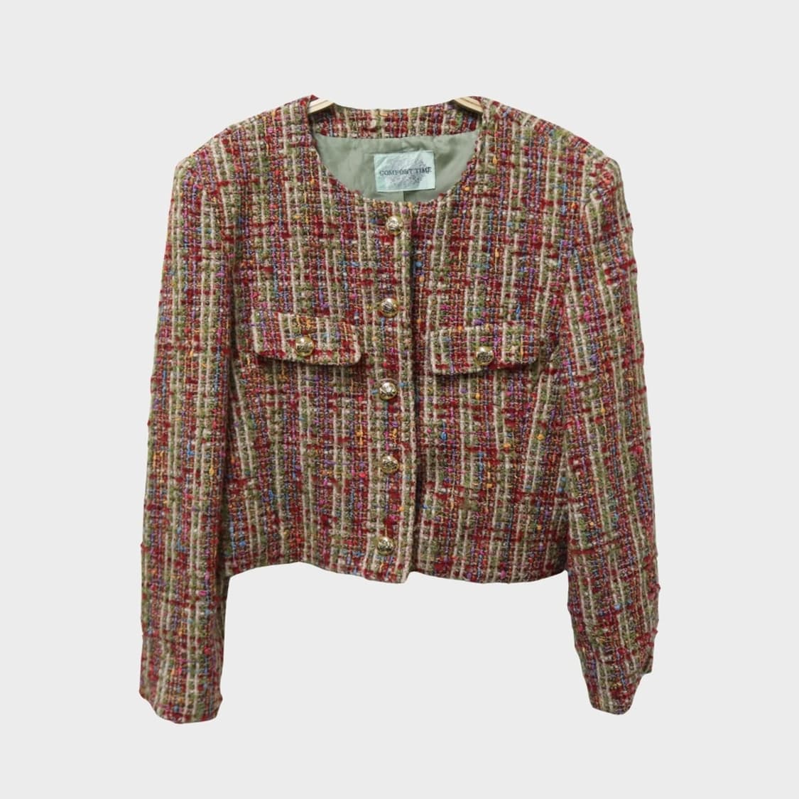 COMFORT TIME  울 혼방 트위드 셋업 63544 상품이미지1