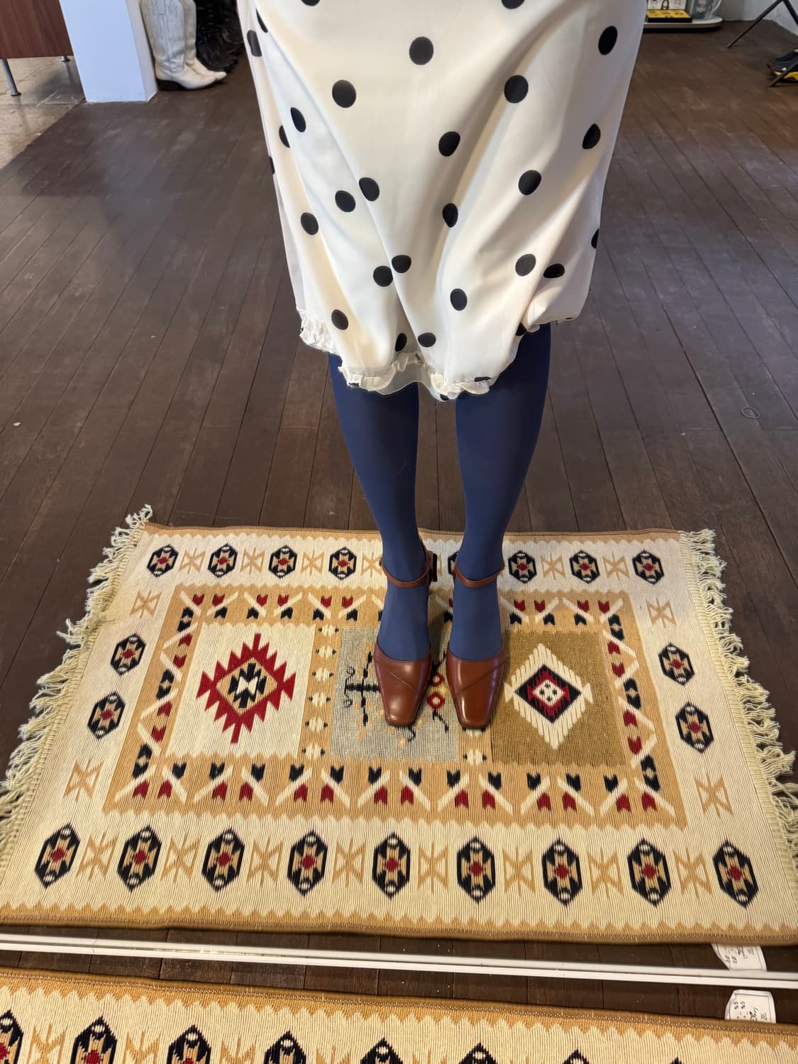 [made in japan] 가죽 스퀘어 메리제인 슈즈 상품이미지9