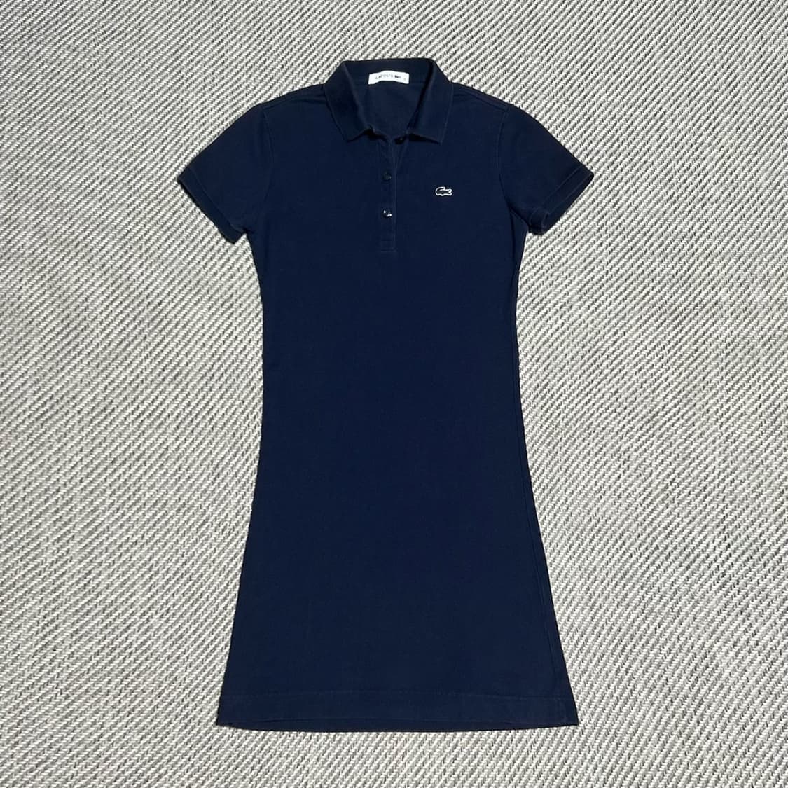 [S] Lacoste 라코스테 네이비 반팔 카라 원피스 상품이미지4