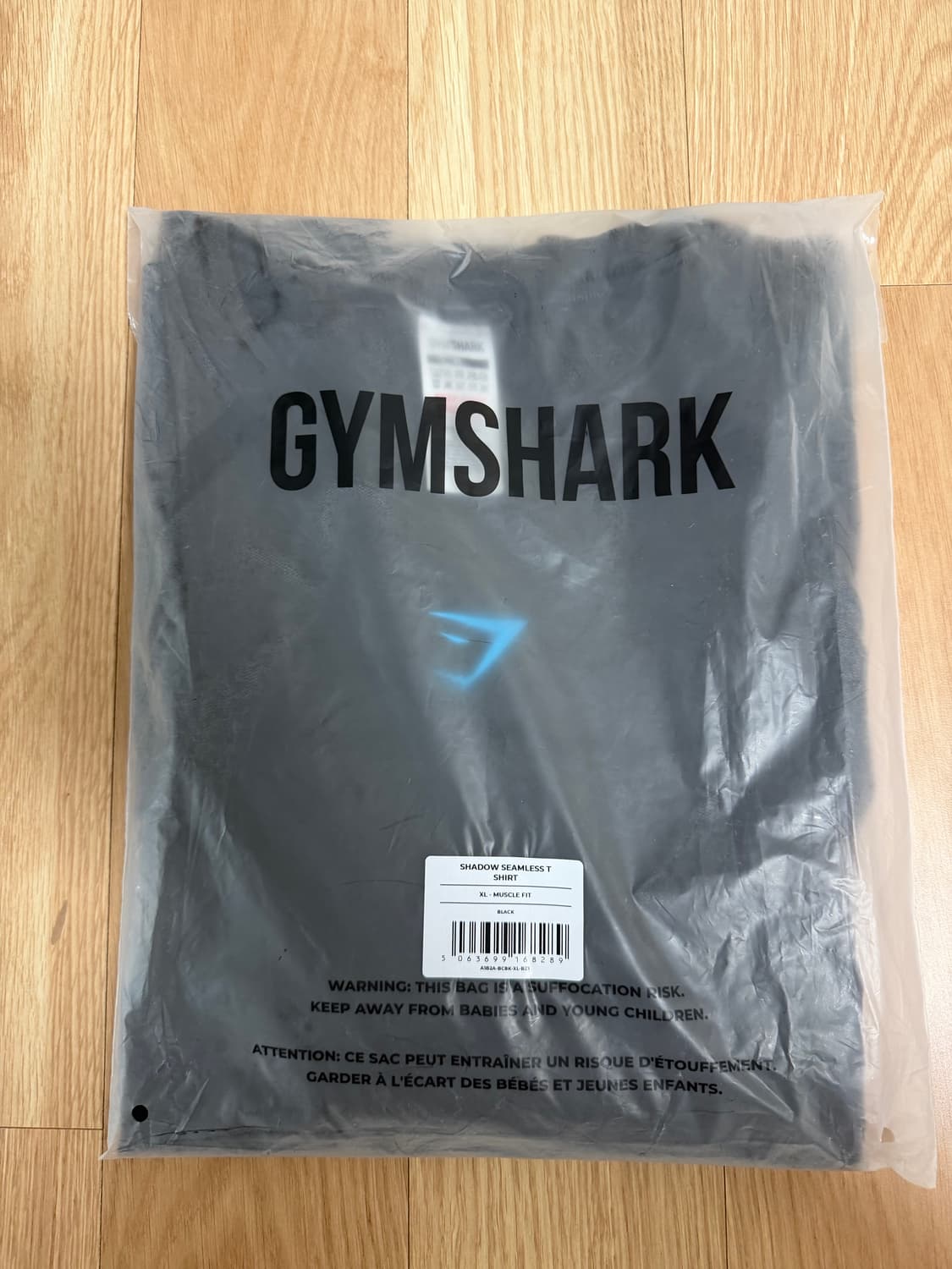 짐샤크 쉐도우 심리스 반팔 블랙 브랜드 블루 오닉스맛 상품이미지5