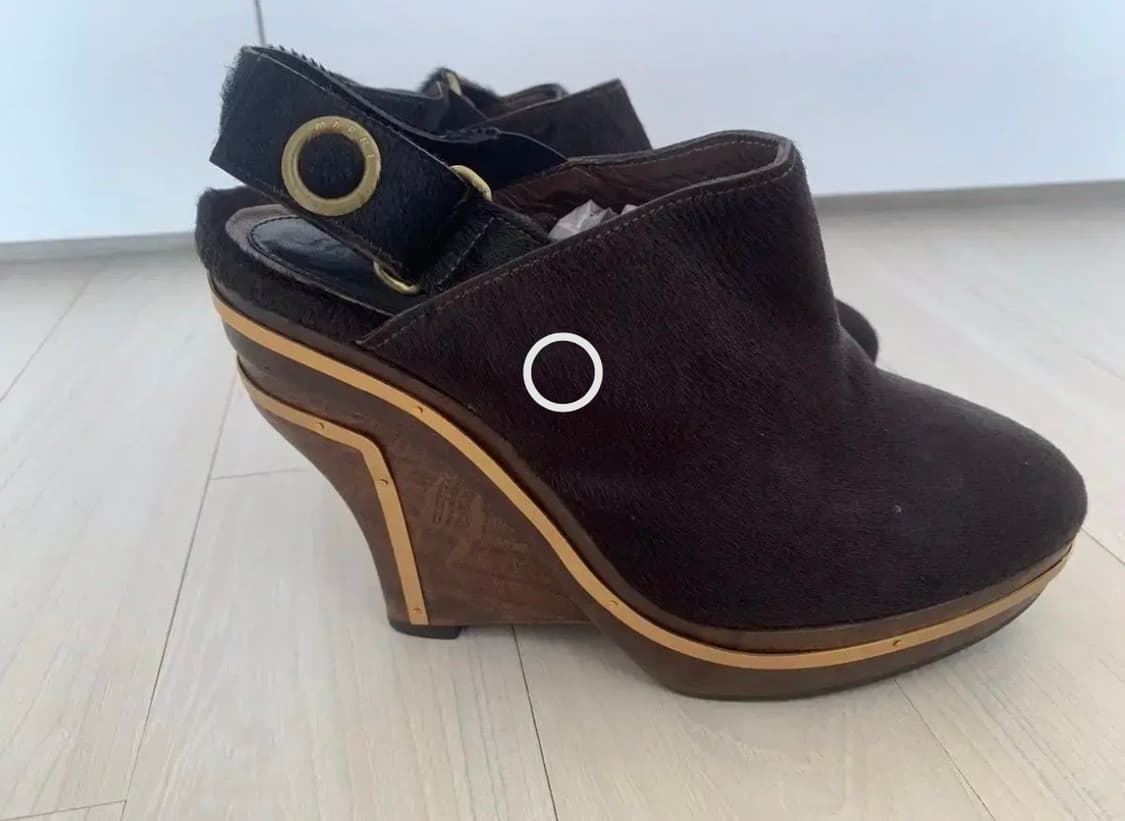 MARNI 마르니 웻지 부티(조랑말털) 상품이미지4