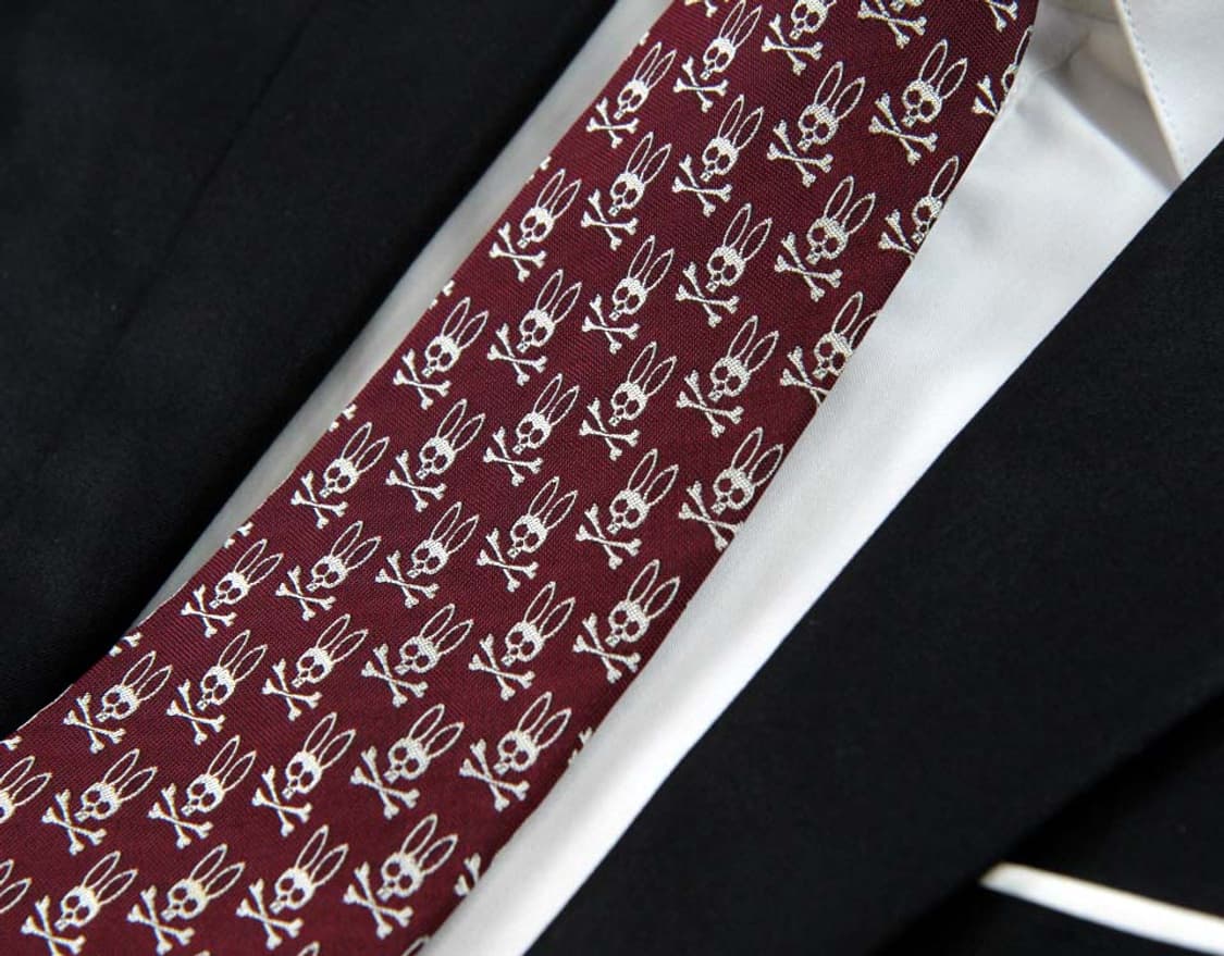 사이코 버니 8.3cm A+등급 남자 명품 넥타이 상품이미지5