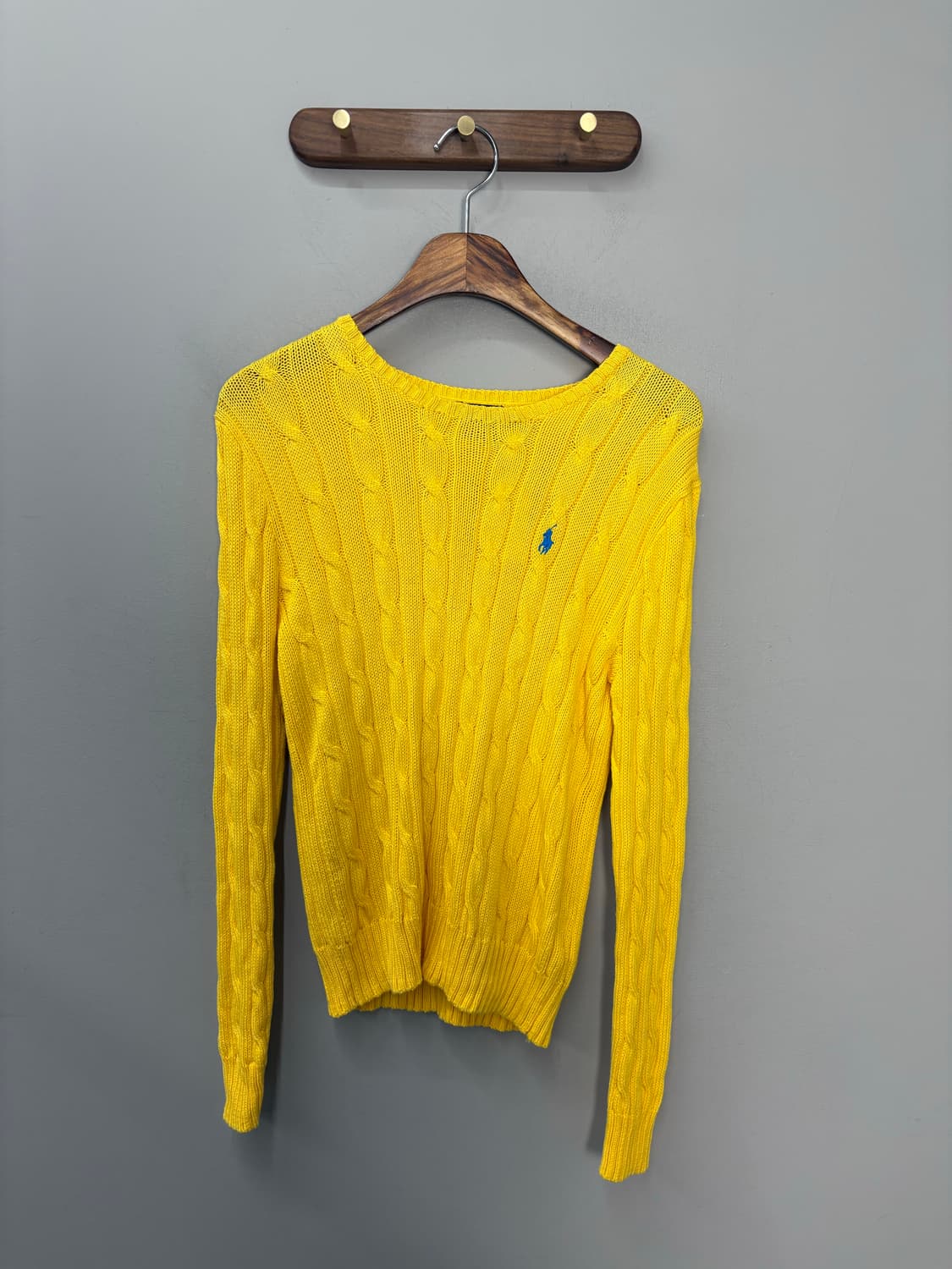 폴로랄프로렌 옐로우 케이블 니트 A3031 상품이미지2