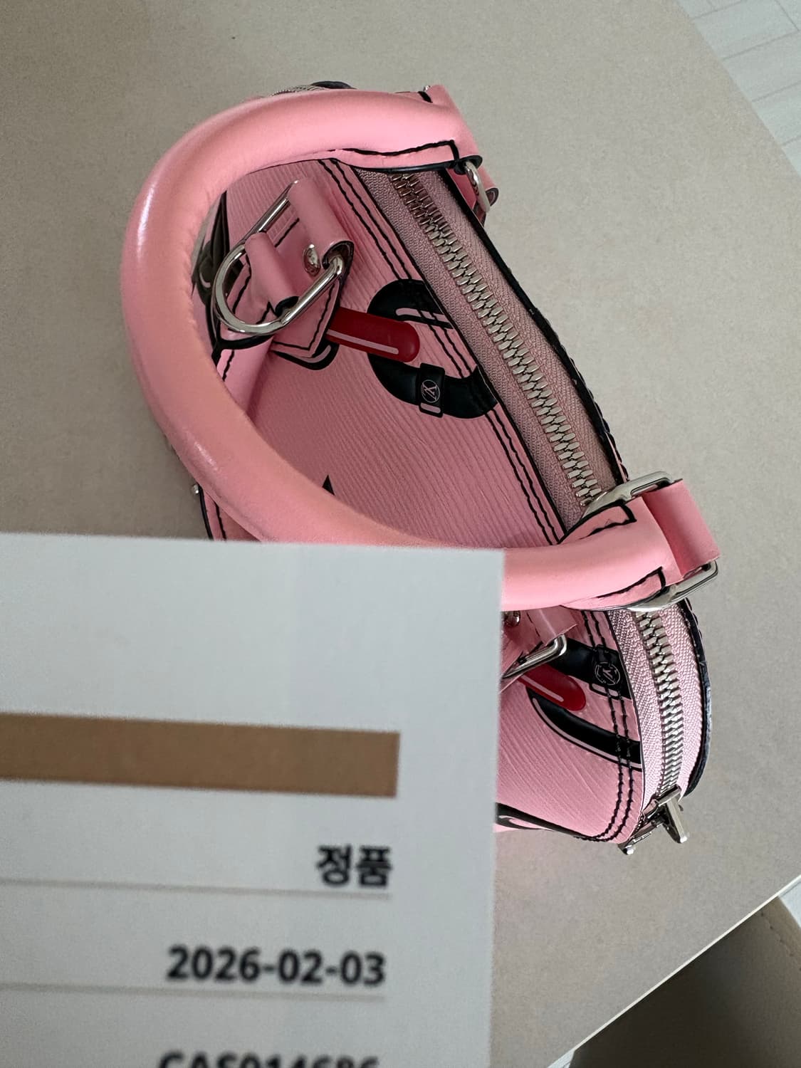 루이비통 알마 BB 에삐 핑크 M42587 상품이미지7