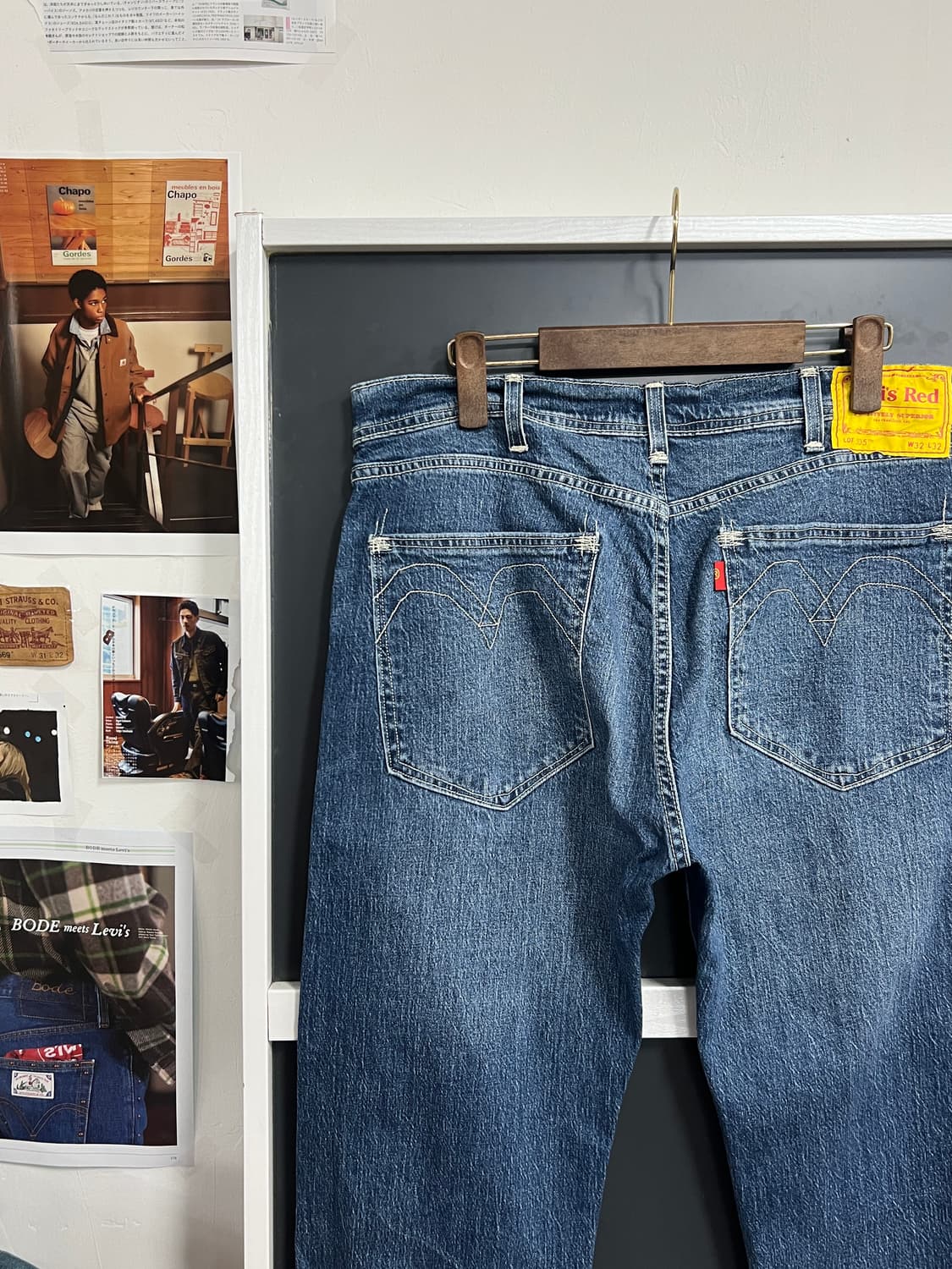 Levis Red 리바이스 레드 505 레귤러 스트레이트 데님 팬츠 상품이미지2