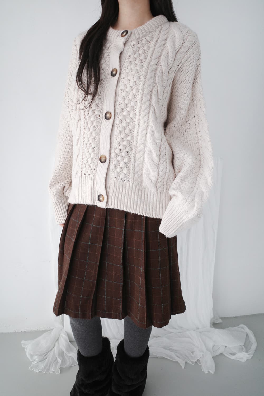 crochet knit cardigun 상품이미지6