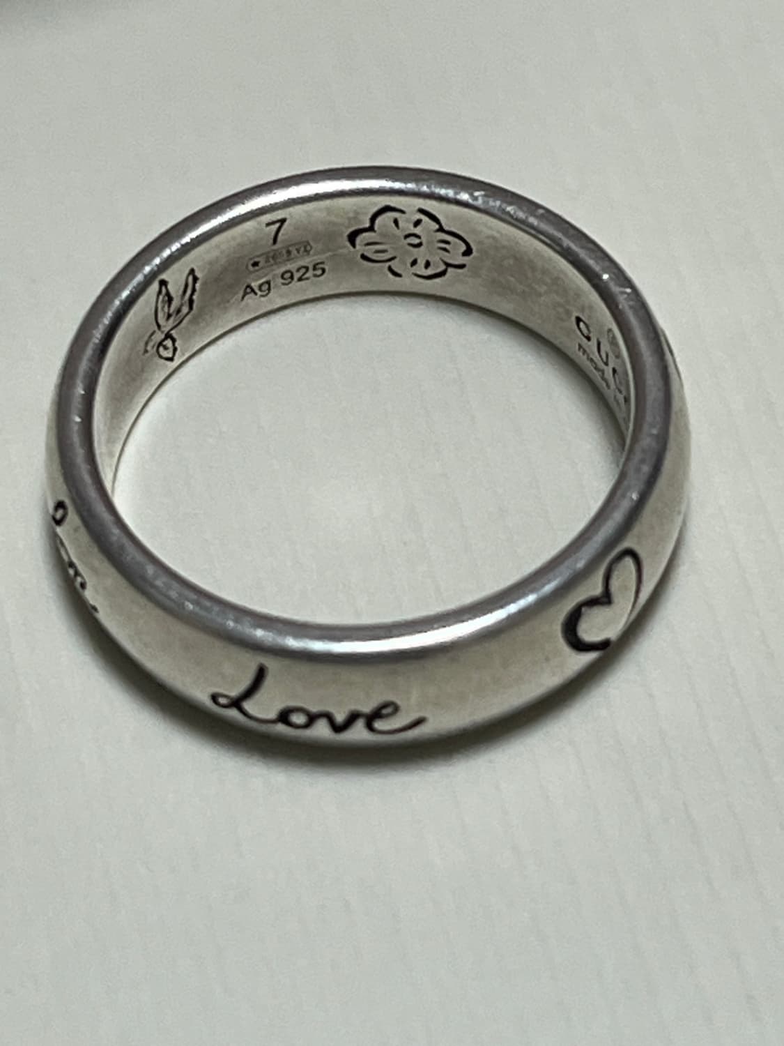 구찌 블라인드 포 러브 반지7호 상품이미지1