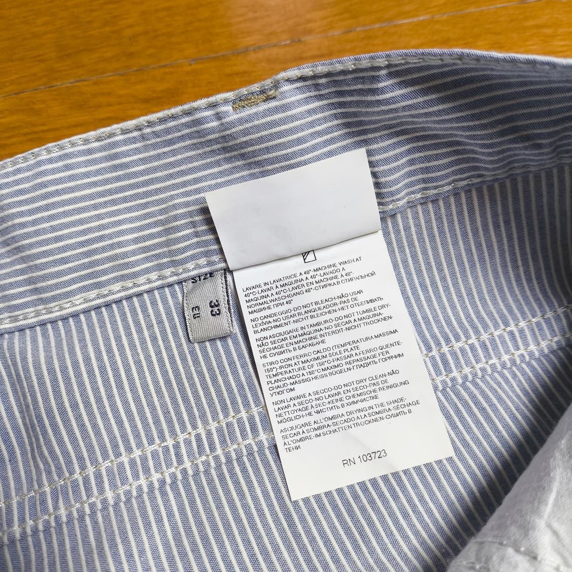 [33] 조르지오 알마니 진스 시어서커 팬츠 상품이미지10