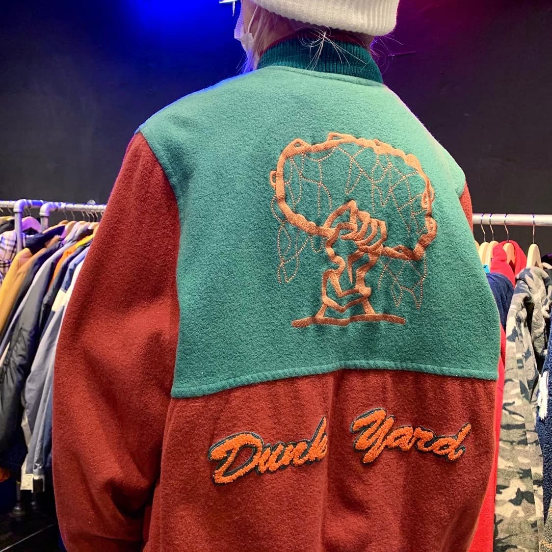 Nike 90s 덩크 야드 데이즈 빅로고 바시티 자켓 상품이미지1