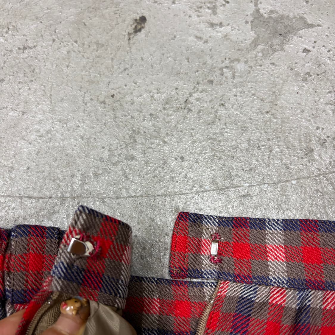 크리스찬 디올 체크 플리츠 스커트[2396] 상품이미지7