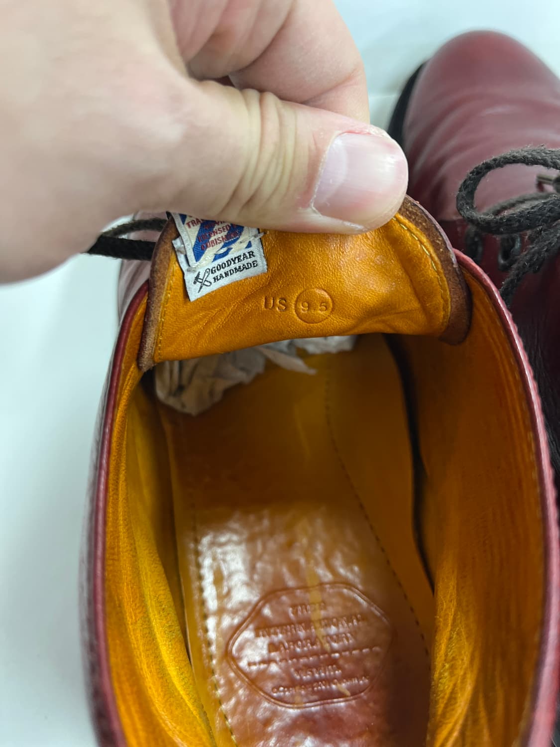 비즈빔 버건디 레더 뉴웰부츠  9.5 상품이미지7