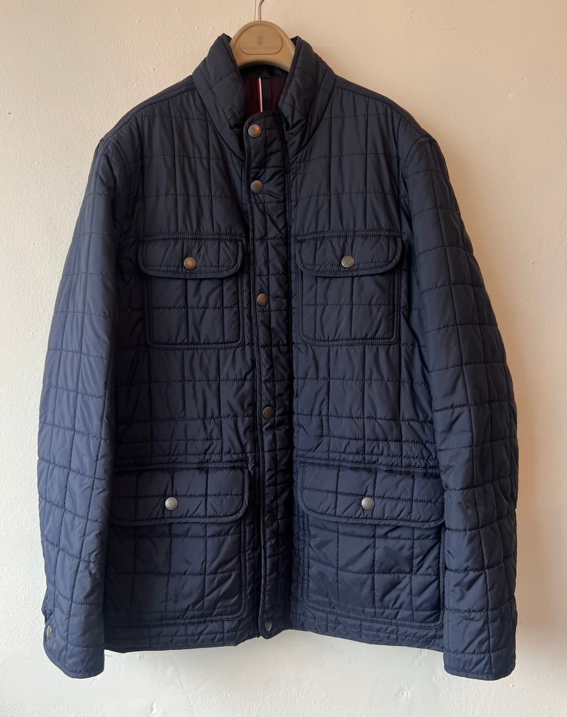 타미힐피거 남성 네이비 퀠팅누빔자켓

 상품이미지1