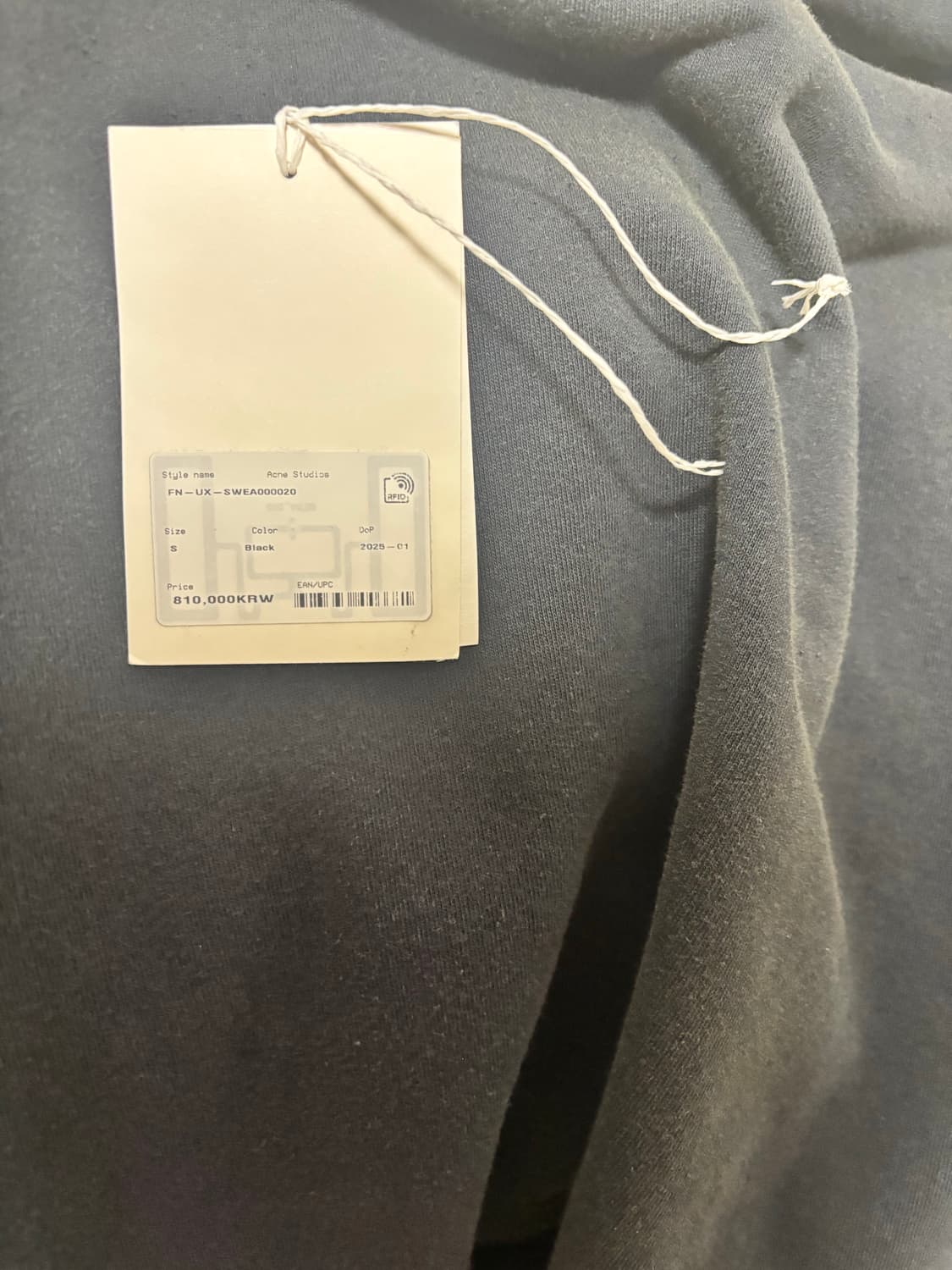 아크네 스튜디오 스톡홀름 후드티 S 상품이미지7