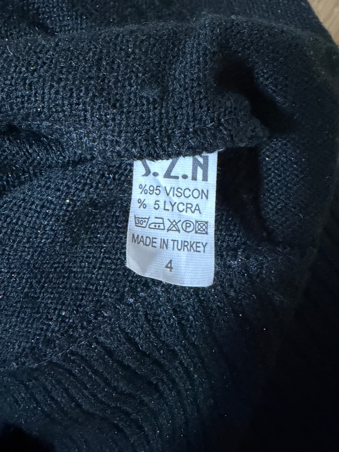 터키 빈티지 가디건 black glitter cardigan 상품이미지6