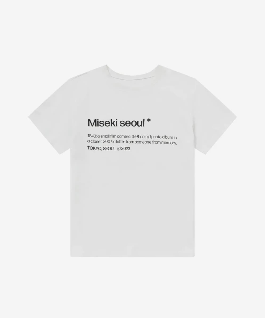 미세키서울 short sleeves 화이트 반팔 숏 슬리브 상품이미지2