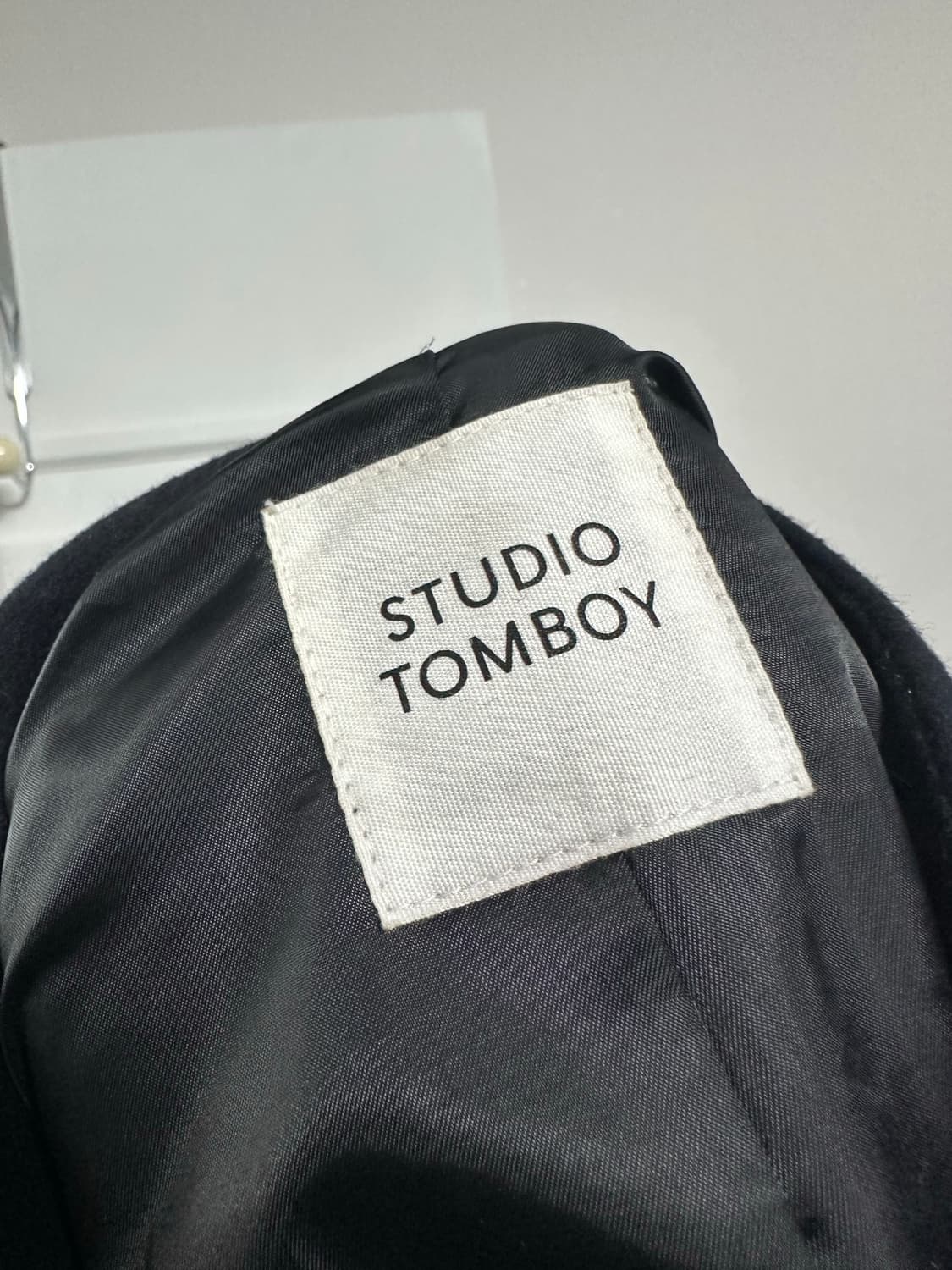 스튜디오톰보이 하이넥 코트 상품이미지3