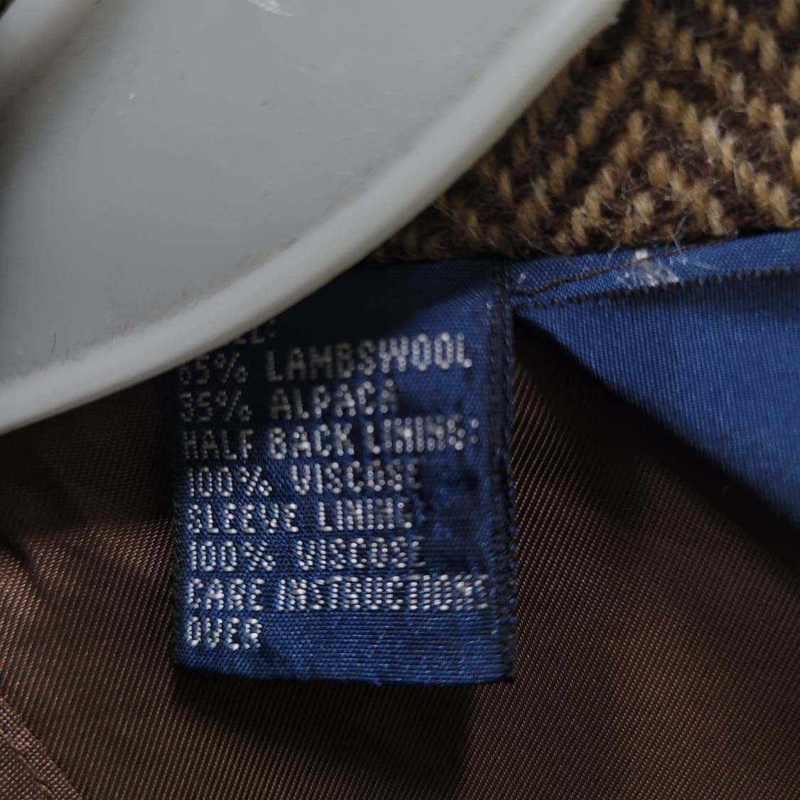 Ralph Lauren 랄프로렌 알파카 램스울 헤링본 블레이저 자켓  상품이미지5